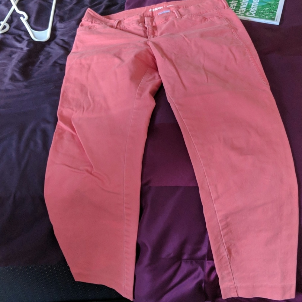 Coral pants